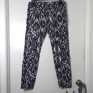 BDG Zebra Print Cropped Jeans